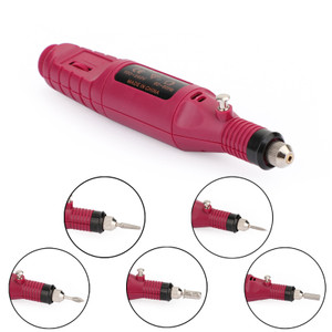 Electric Nail File Art Drill File Acrylic Manicure Pedicure Portable Machine Kit
