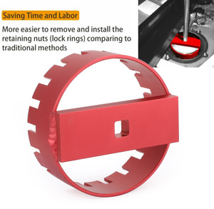 Fuel Pump Socket 69800 Fit For Volvo S60 S80 V70 XC70 XC90 Lock Ring Removal Tool red