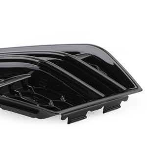 Front Fog Light Cover Fit For Audi A4 B9 S-LINE 2016-2018 Bumper Grille Black