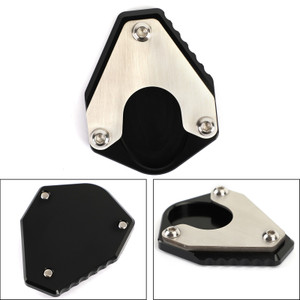 Kickstand Side Stand Extension Pad Fit For Kawasaki KLX125 KLX150BF KLX230/R KLX250 BLK