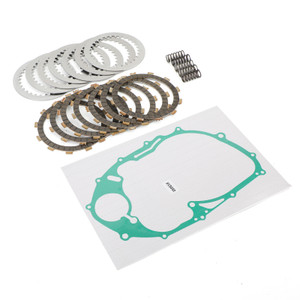 Clutch Plate Kit - Friction & Steel Plates Fit For Yamaha V Star 650 XVS650 1998-2003 & 2005-2011