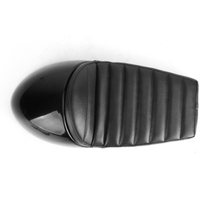 Universal Cafe Racer Seat Retro Seat Pan Base Vintage Cushion Scrambler Saddle BLK