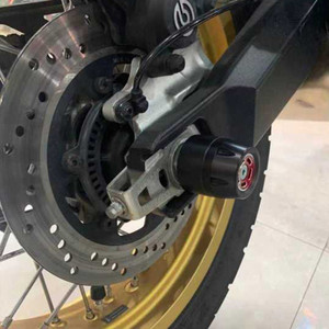 REAR Axle Fork Sliders Wheel Crash Protector Fit For Ducati Scrambler 400 803 1100 RED