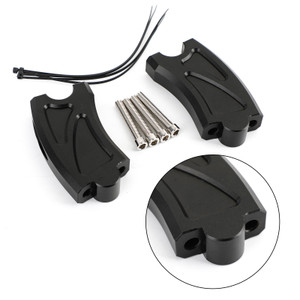 CNC Handlebar Risers Bar Fit For Honda Rebel CMX500 2017+ BLK