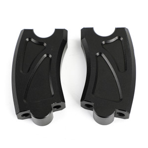 CNC Handlebar Risers Bar Fit For Honda Rebel CMX500 2017+ BLK