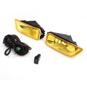 Lens Fog Lights + Switch Fit For 2003-2007 Honda Accord 2004-2008 Acura TL Yellow