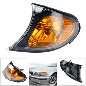 Left Front Indicator Turn Signal Yellow Corner Lights Fit For BMW 3 Series E46 02-05 Generic