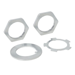 Front Axle Hub Spindle Lock Nut Washer Kit 43521-60011 Fit For Lexus LX450 1996-1997 LX470 1998-2007 Generic