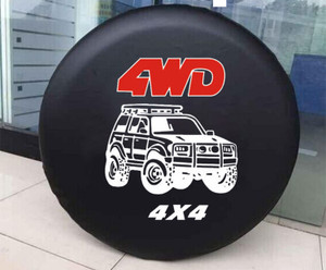 15" Car Spare Wheel Tire Bag Tyre Storage Soft Cover 4WD Universal