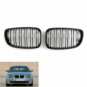 Gloss Black Front Grille Fit For BMW 1 Series E81 E87 E82 E88 128i 135i