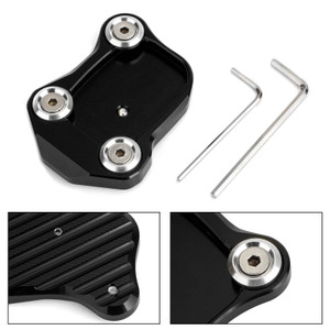 Kickstand Side Stand Extension Pad Fit For Honda CB650F 2014-2018 BLK