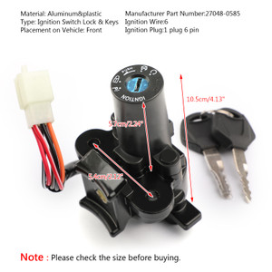 Ignition Switch Lock ; Keys Fit For Kawasaki KLX 125 250 D-Tracker