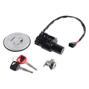 Ignition Switch Fuel Gas Cap Seat Lock Keys Kit Fit For Honda CB250 Hornet 250 / FMX650 2005-2006 Generic