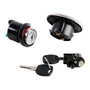 Ignition Switch Lock ; Fuel Gas Cap Key Set Fit For Suzuki GN125 1982-2001 Generic