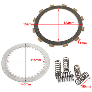Clutch Plate Kit - Friction & Steel Plates Fit For Suzuki LTZ400 LTZ 400 LT-Z400 2005-2008 Generic