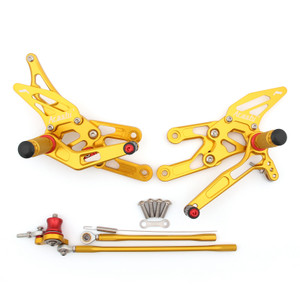 CNC Made Rearsets Fit For Honda CBR600RR 2003-2006 CBR1000RR 2004-2007 GOLD