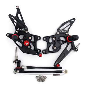 CNC Made Rearsets Fit For Honda CBR600RR 2007-2008 BLK
