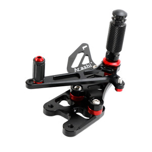 Racing Adjustable Rearsets Foot Pegs Black For Suzuki GSXR1000 GSX-R1000 07-08