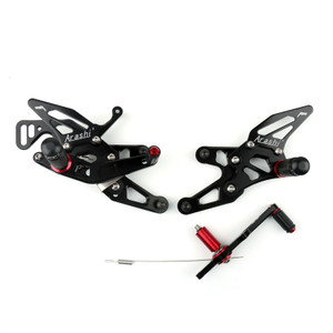 Adjustable CNC Rider Rear Set Rearsets Footrest Foot Rest Pegs Fit For BMW S1000RR HP4 2015-2018 BLK