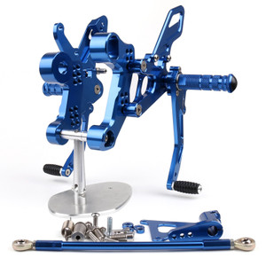 Adjustable CNC Rider Rear Set Rearsets Footrest Foot Rest Pegs Fit For Yamaha MT-09 FZ-09 MT09 FZ09 2014 2015 2016 BLUE