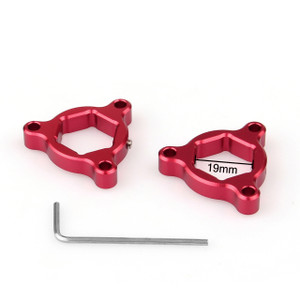 Fork Preload Adjusters CBR 600 1000RR Kawasaki ZX6R Z 1000 19mm Red