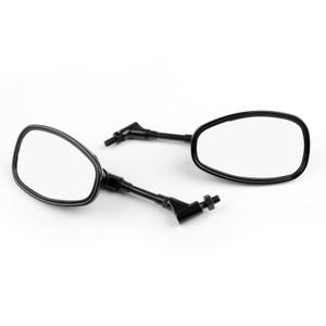 Motocycle Rear View Mirrors Fit For Yamaha V-MAX XJR1200 MT-03 FZ6 XV950 Black