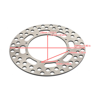Front Brake Disc Rotor Fit For Kawasaki KDX200 SR KX125 KX250 KX50