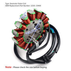 Magneto Generator Engine Stator Coil Fit For Suzuki LTZ400 Quadsport Z400 2009 2012-2016