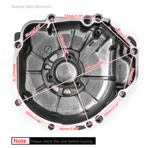 Aluminum Engine Crank Case Stator Alternator Cover Fit For Suzuki GSX-R 650 GSXR 700 GSXR 1000 400
