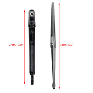 Rear Window Windshield Wiper Arm Blade Set Fit For Renault Clio II 1998-2012