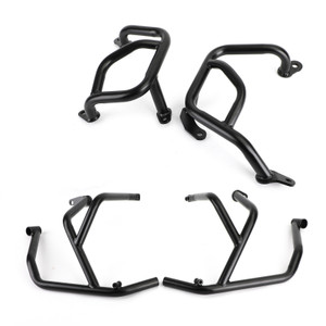 Front Upper + Lower Crash Bars Side Engine Guard Bumper Fit For BMW F900 R / R-SE F900 XR / XR-TE 2020-2023 Generic