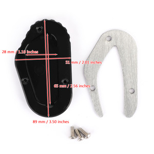 Kickstand Side Stand Extension Pad Fit For Triumph Bonneville T100 2018-2020 Bonneville T120 2016-2020 TI