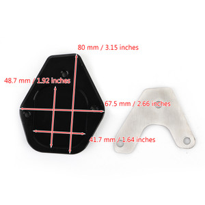 Kickstand Side Stand Extension Pad Fit For Moto Guzzi V85TT 2020-2021
