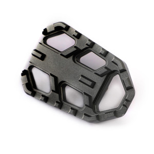 Aluminum Wide Foot Peg Adaptors Footpegs Fit For Suzuki V-Strom DL 650 & 1000 , XT 2006-2020 BLK