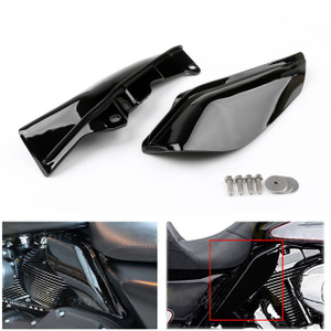 Mid-Frame Air Heat Deflector Trim Accents Shield For Harley Touring Electra Glide 09-13