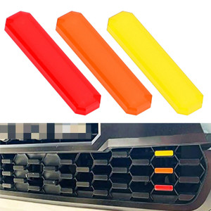 Tri-color Badge Front Grille Decal Sticker Fit For Tacoma TRD Pro 2016-2020 A
