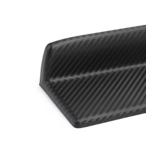 Pair 45cm Car Carbon Fiber Side Skirts Rocker Splitters Diffuser Winglet Wings