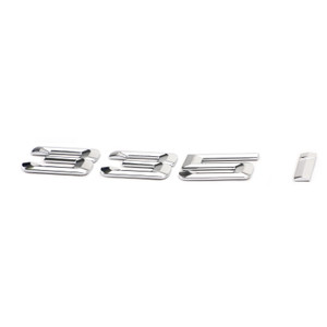 Rear Trunk Nameplate Badge Emblem Numbers Letter Decal 335 i Fit 335i Chrome