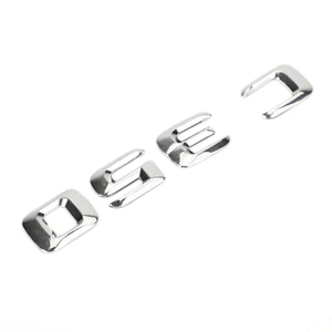 Rear Trunk Emblem Badge Nameplate Decal Letters Numbers Fit Mercedes C350 Chrome