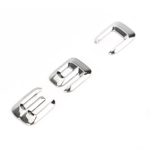 Rear Trunk Emblem Badge Nameplate Decal Letters Numbers Fit Mercedes C350 Chrome