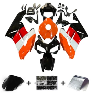 2004-2005 Honda CBR1000RR Amotopart Fairings Black Orange Repsol Racing Customs Fairing