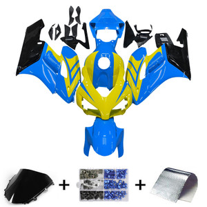 2004-2005 Honda CBR1000RR Amotopart Fairings Blue Yellow CBR Racing Customs Fairing