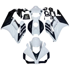 2004-2005 Honda CBR1000RR Amotopart Fairings White Black CBR Racing Customs Fairing