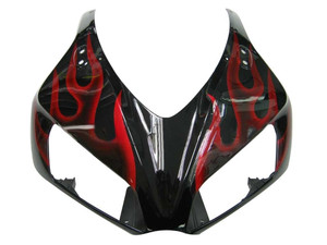 2006-2007 Honda CBR1000RR Black & Red Flame Racing Amotopart Fairings