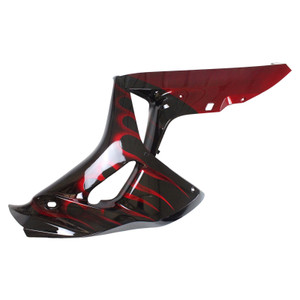 2006-2007 Honda CBR1000RR Black & Red Flame Racing Amotopart Fairings