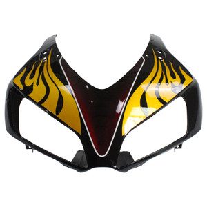 2006-2007 Honda CBR1000RR Black & Red Flame Shark Racing Amotopart Fairings