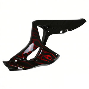 2006-2007 Honda CBR1000RR Black & Red Flame Shark Racing Amotopart Fairings