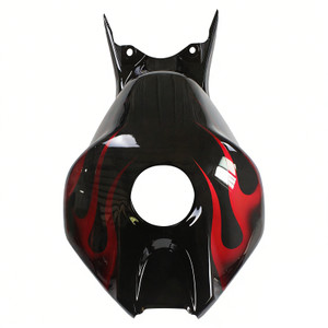 2006-2007 Honda CBR1000RR Black & Red Flame Shark Racing Amotopart Fairings