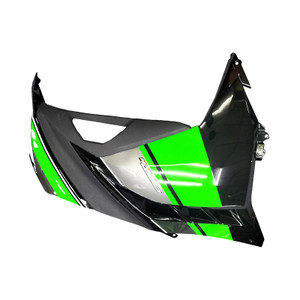 Fairings Plastics Kawasaki Ninja 300R EX300R Green Black Ninja Racing (2013-2014-2015)