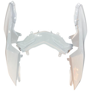 2013-2017 Kawasaki Ninja 300R EX300R White Ninja Racing Amotopart Fairings Plastics